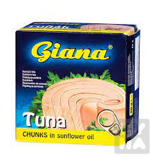 Giana tuňák kousky 80g ve slunečnicovém oleji