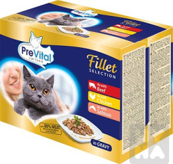 Prevital 12x85g hovezi,kure,losos
