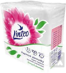 Ubrousky Linteo satin 100ks 1-vrs 33x33