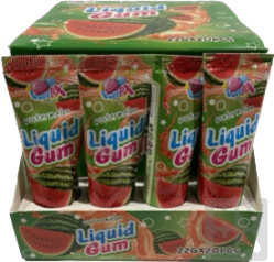 Bubble gum in tube 22g meloun