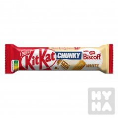 Kitkat chunky 42g biscoff white/24ks