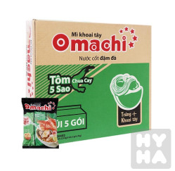 Omachi nudle krevety 30x78g tom chua cay