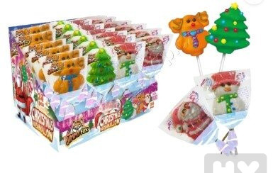 detail Jimmyfox christmas marshmallow lollipop 35g/24ks