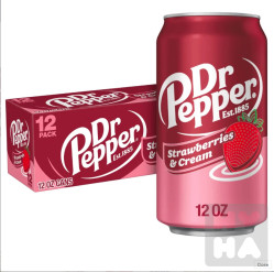 Dr pepper 355ml strawberries cream