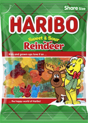 Haribo 160g Reindeer sweet a sour