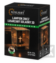 Sunlight Solární Lampa 3D Led Hřbitovní svíčka A7184