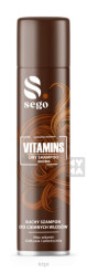 Sego suchý šampon 200ml vitamins brown