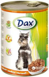 Dax 415g konzervy pro psi Drubezi