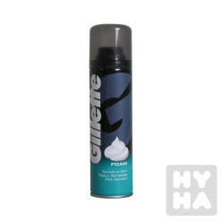 Gillette 200ml pěna sensitive modry