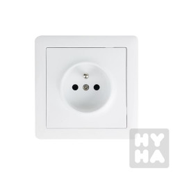 Solight Zásuvka slim, bílá