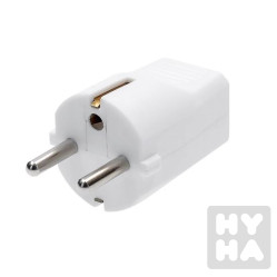 Solight Zástrčka přímá IP20 bílá