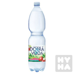 Dobra voda 1,5L Lesni jahoda jemne perliva
