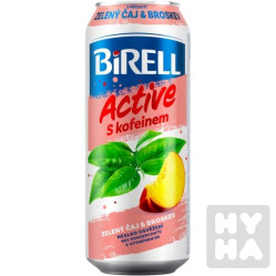 Birell 500ml active zelený čaj a broskyna