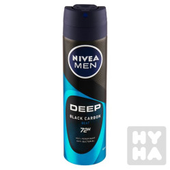 Nivea deodorant 150ml deep black carbon