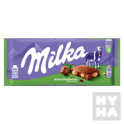 Milka 100g Whole Hazelnuts