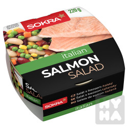 Sokra salat s lososem 220g Italsky
