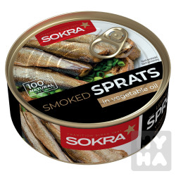 Sokra šproty 240g uzene v rostlinném olej