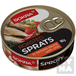 Sokra šproty 160g rajcatova a chilli