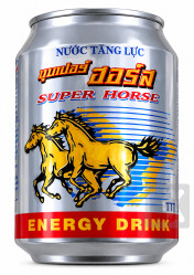 Energetické nápoje Super Horse 250ml/ Nuoc tang luc ngua trang
