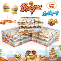 Burger Mallow lízátko 17gx30