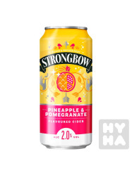 Strongbow 440ml plech pineapple+pomegra.