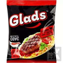 Glads instantni nudle 75g hovezi/20ks
