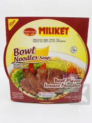Miliket inst. nudle miska 75g hovězí