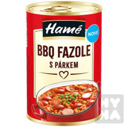 Hamé 400g BBQ fazole s párkem