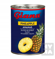 Giana 580ml Ananas plátky ve šťávě