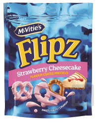 Flipz 70g Strawberry Cheesecake