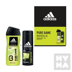 Adidas Dar.Kazeta 250mlSG+150mlDeo Pure Game