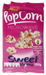 Pitso popcorn 100g sladký/15ks