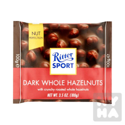 Ritter Sport 100g Dark whole hazelnuts