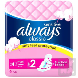 Always classic 9pads size 2 super