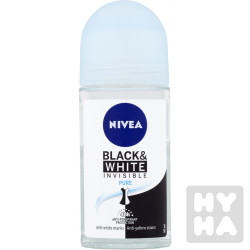 Nivea roll 50ml Black a white invi. pure