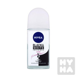 Nivea roll 50ml Black a white inv. Clear