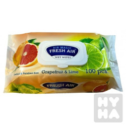 Fresh Air ubrousky 100ks klip Grep