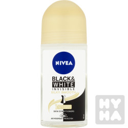 Nivea roll 50ml W Black a White invi. silky smooth