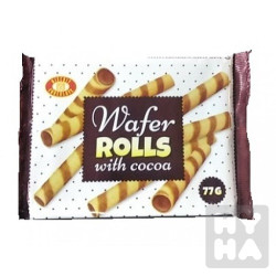 Wafer rolls 77g Kakaové