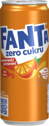 Fanta 330ml zero cukr orange
