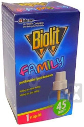 Biolit náplň family 27ml proti komárům 45 nocí