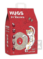 Akinu Hugs Křemelinové stelivo pro kočku 5L
