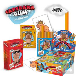 Capybara gum with sticker 35g/18ks