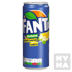 Fanta 330ml plech Shokata