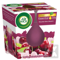 Airwick svíčka 105g Essential Mountain Berry