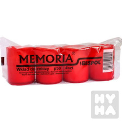 Bispol memoria p50 4ks červený