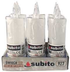 Subito svíčky na baterie C502 180mm teplý/studený bílý