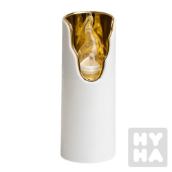 Subito svíčky na baterie DEKOR gold bílý