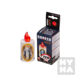 Subito svíčky na baterie LUNARIS R červený/oranžový