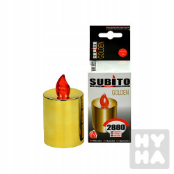 Subito svíčky na baterie GOLDEN oranžový/12ks